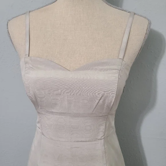 Moulinette Soeurs Khaki Spaghetti Strap Dress Size 2‎